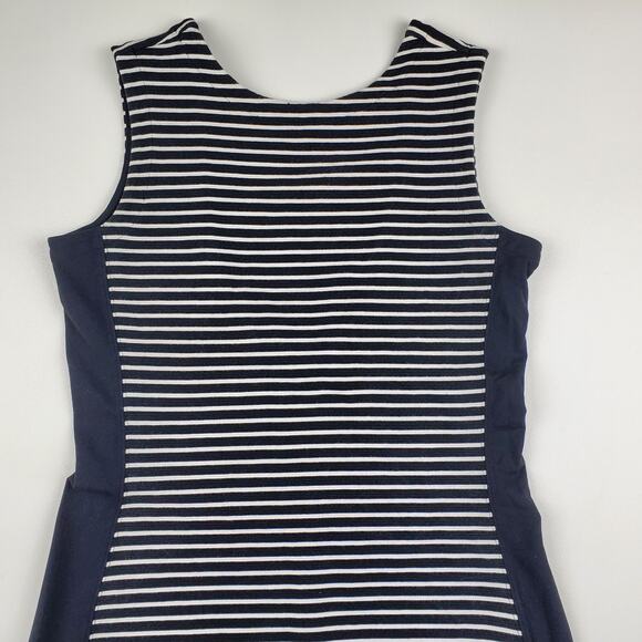 Athleta Mala Stripe Athletic Dress Scoop Back Fitted Stretch - Picture 3 of 10